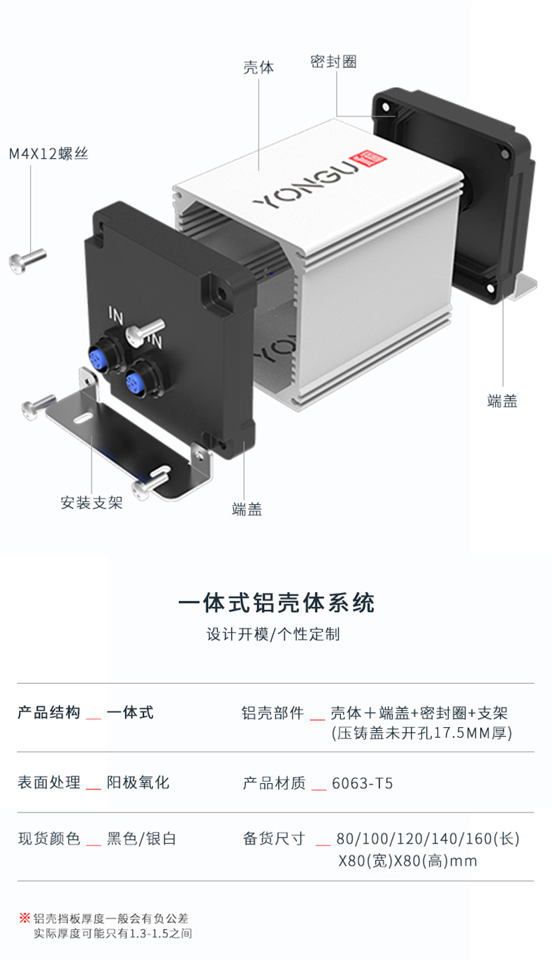 控制器防水鋁合金外殼