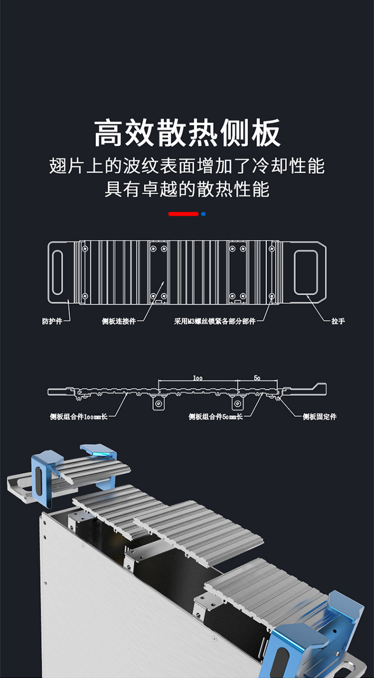 電源工控鋁合金機箱