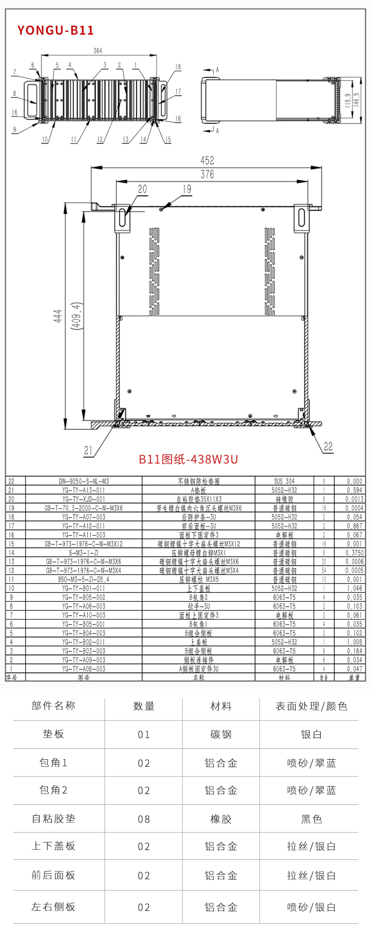 電源工控鋁合金機箱