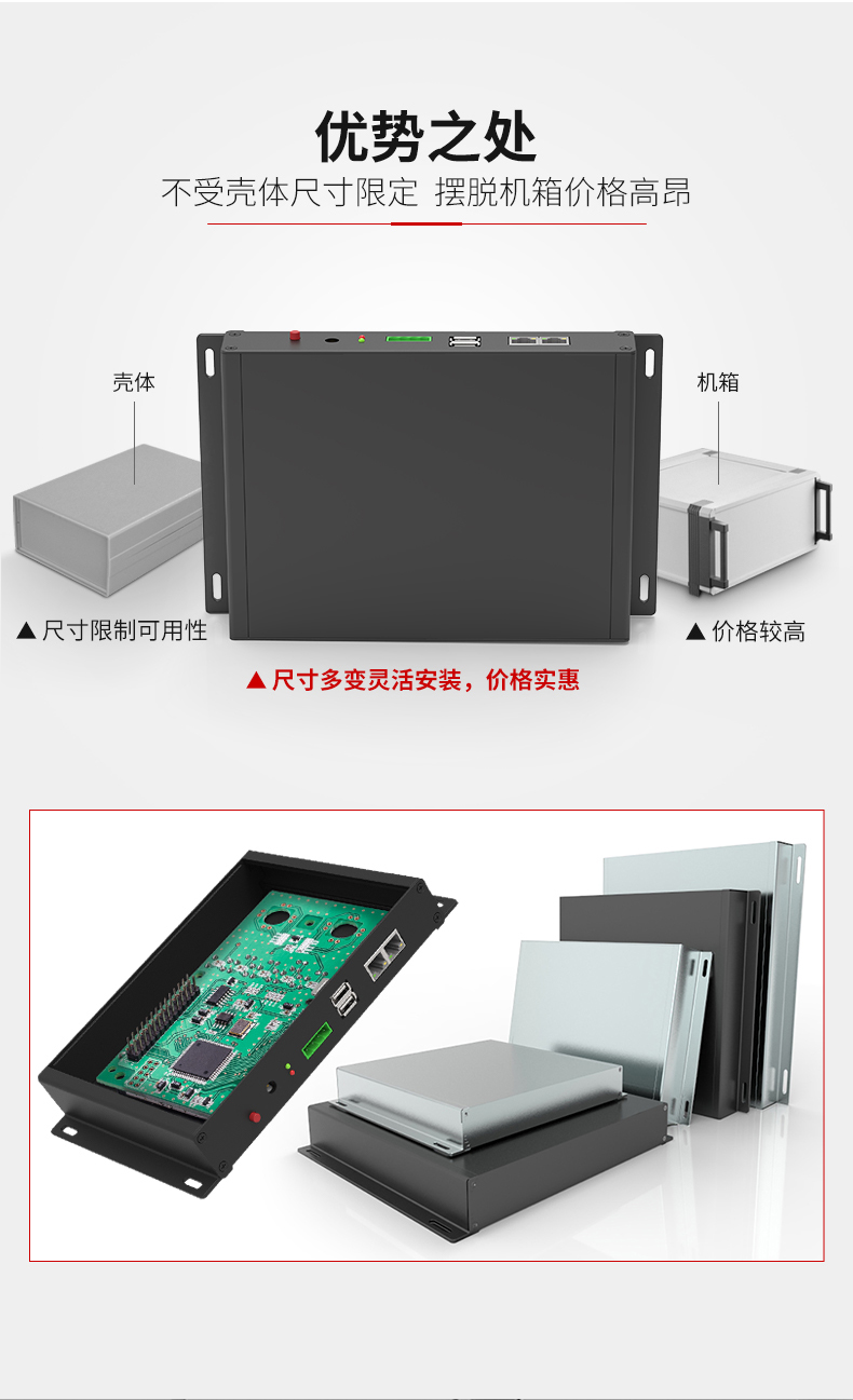 儀表儀器非標定制鋁合金機箱