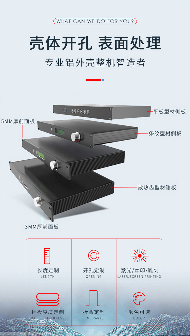 服務器19寸1U鋁合金機箱