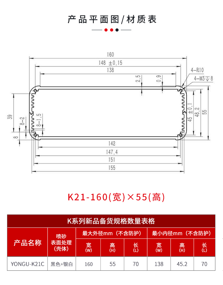 電子設(shè)備防護(hù)鋁外殼