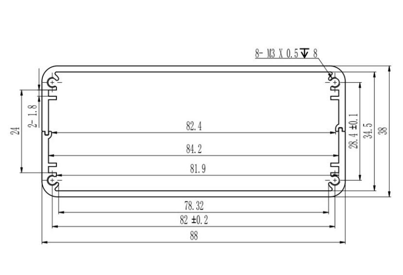 鋁型材外殼結(jié)構(gòu)