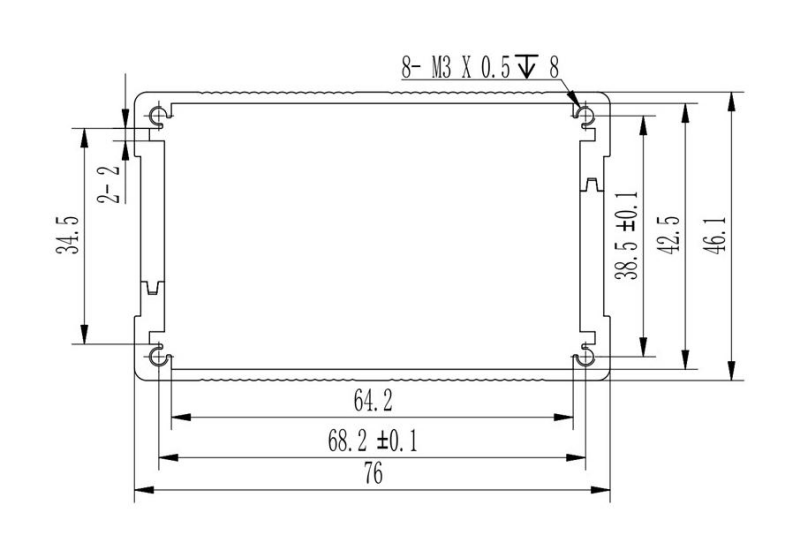 鋁型材外殼結構