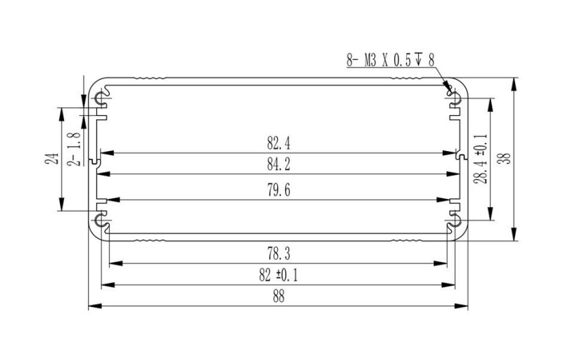 鋁型材外殼結(jié)構(gòu)