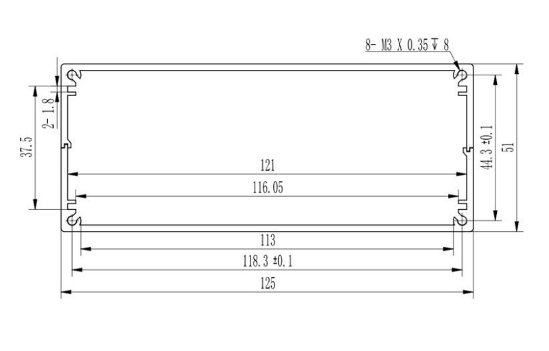 鋁合金外殼結(jié)構(gòu)