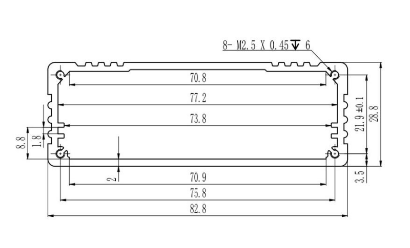 鋁型材外殼結(jié)構(gòu)